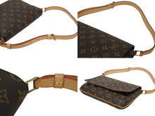 画像をギャラリービューアに読み込む, LOUIS VUITTON ルイヴィトン ミュゼットタンゴ ショルダーバック M51257 モノグラム ブラウン 美品 中古 4b010729