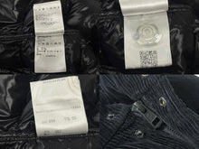 画像をギャラリービューアに読み込む, 極美品 MONCLER モンクレール FRGMT フラグメント ダウンジャケット コーデュロイ H209U1A00012 M2363 ブラック サイズ00 中古 4b007296