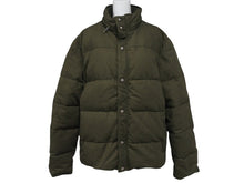 画像をギャラリービューアに読み込む, 極美品 CHROME HEARTS クロムハーツ STIFF FBRC スティッフ ファブリックダウンジャケット サイズXL クロスボールボタン カーキ 中古 4b010031