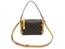 画像をギャラリービューアに読み込む, 新品同様 LOUISVUITTON ルイヴィトン サイドトランクPM ショルダーバッグ M46815 モノグラムキャンバス ヌメ革 ブラウン ゴールド金具 中古 4b007301