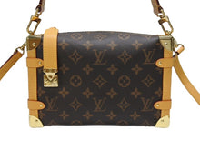 画像をギャラリービューアに読み込む, 新品同様 LOUISVUITTON ルイヴィトン サイドトランクPM ショルダーバッグ M46815 モノグラムキャンバス ヌメ革 ブラウン ゴールド金具 中古 4b007301