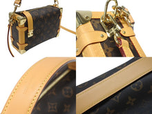 画像をギャラリービューアに読み込む, 新品同様 LOUISVUITTON ルイヴィトン サイドトランクPM ショルダーバッグ M46815 モノグラムキャンバス ヌメ革 ブラウン ゴールド金具 中古 4b007301