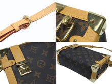 画像をギャラリービューアに読み込む, 新品同様 LOUISVUITTON ルイヴィトン サイドトランクPM ショルダーバッグ M46815 モノグラムキャンバス ヌメ革 ブラウン ゴールド金具 中古 4b007301