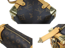 画像をギャラリービューアに読み込む, 新品同様 LOUISVUITTON ルイヴィトン サイドトランクPM ショルダーバッグ M46815 モノグラムキャンバス ヌメ革 ブラウン ゴールド金具 中古 4b007301