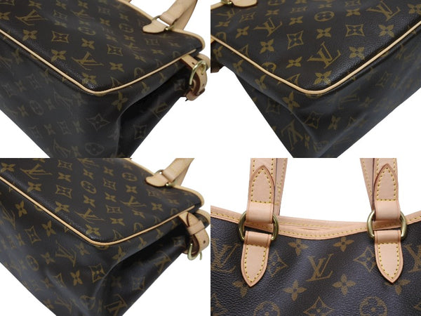 極美品 LOUIS VUITTON ルイヴィトン パティニョール ハンドバッグ M51156 モノグラムキャンバス ブラウン 中古 4b007306