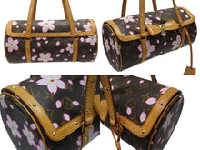 Load image into Gallery viewer, LOUIS VUITTON ルイヴィトン パピヨン ハンドバッグ M92009 モノグラム チェリーブロッサム ブラウン ピンク 村上隆 美品 中古 4b007311