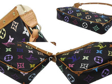 画像をギャラリービューアに読み込む, 極美品 LOUIS VUITTON ルイヴィトン ポシェットアクセソワール アクセサリーポーチ M92648 モノグラム マルチカラー ブラック 中古 4b007312