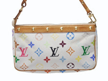 画像をギャラリービューアに読み込む, 極美品 LOUIS VUITTON ルイヴィトン ポシェット アクセソワール アクセサリーポーチ M92649 モノグラム マルチカラー 村上隆 中古 4b007313