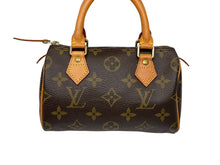 Load image into Gallery viewer, LOUIS VUITTON ルイヴィトン ミニスピーディ ハンドバッグ モノグラム M41534 PVC ブラウン 美品 中古 4b007314