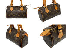 Load image into Gallery viewer, LOUIS VUITTON ルイヴィトン ミニスピーディ ハンドバッグ モノグラム M41534 PVC ブラウン 美品 中古 4b007314