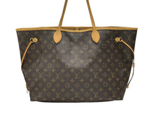Load image into Gallery viewer, 極美品 LOUIS VUITTON ルイヴィトン ネヴァーフル GM ハンドバッグ M40157 ブラウン PVC レザー ゴールド金具 中古 4b007320