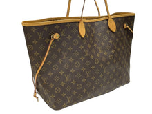 Load image into Gallery viewer, 極美品 LOUIS VUITTON ルイヴィトン ネヴァーフル GM ハンドバッグ M40157 ブラウン PVC レザー ゴールド金具 中古 4b007320