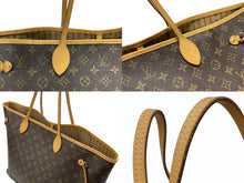 Load image into Gallery viewer, 極美品 LOUIS VUITTON ルイヴィトン ネヴァーフル GM ハンドバッグ M40157 ブラウン PVC レザー ゴールド金具 中古 4b007320