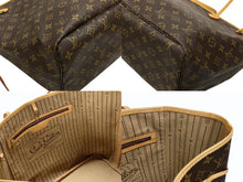 Load image into Gallery viewer, 極美品 LOUIS VUITTON ルイヴィトン ネヴァーフル GM ハンドバッグ M40157 ブラウン PVC レザー ゴールド金具 中古 4b007320