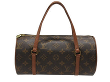 Load image into Gallery viewer, LOUIS VUITTON ルイヴィトン パピヨン26 ハンドバッグ M51386 モノグラム PVC レザー ブラウン ゴールド金具 美品 中古 4b007321