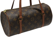 Load image into Gallery viewer, LOUIS VUITTON ルイヴィトン パピヨン26 ハンドバッグ M51386 モノグラム PVC レザー ブラウン ゴールド金具 美品 中古 4b007321