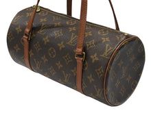 Load image into Gallery viewer, LOUIS VUITTON ルイヴィトン パピヨン26 ハンドバッグ M51386 モノグラム PVC レザー ブラウン ゴールド金具 美品 中古 4b007321