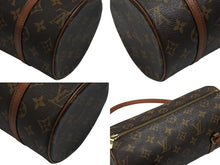 Load image into Gallery viewer, LOUIS VUITTON ルイヴィトン パピヨン26 ハンドバッグ M51386 モノグラム PVC レザー ブラウン ゴールド金具 美品 中古 4b007321