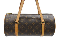Load image into Gallery viewer, 極美品 LOUIS VUITTON ルイヴィトン パピヨン26 ハンドバッグ M51386 モノグラム PVC レザー ブラウン ゴールド金具 中古 4b007322