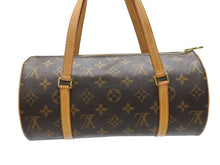 Load image into Gallery viewer, 極美品 LOUIS VUITTON ルイヴィトン パピヨン26 ハンドバッグ M51386 モノグラム PVC レザー ブラウン ゴールド金具 中古 4b007322