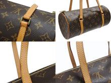 Load image into Gallery viewer, 極美品 LOUIS VUITTON ルイヴィトン パピヨン26 ハンドバッグ M51386 モノグラム PVC レザー ブラウン ゴールド金具 中古 4b007322
