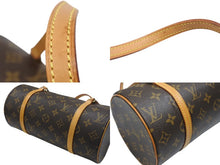 Load image into Gallery viewer, 極美品 LOUIS VUITTON ルイヴィトン パピヨン26 ハンドバッグ M51386 モノグラム PVC レザー ブラウン ゴールド金具 中古 4b007322