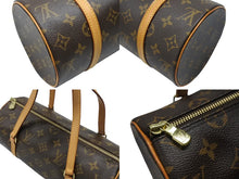 Load image into Gallery viewer, 極美品 LOUIS VUITTON ルイヴィトン パピヨン26 ハンドバッグ M51386 モノグラム PVC レザー ブラウン ゴールド金具 中古 4b007322