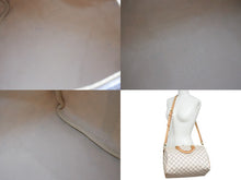 Load image into Gallery viewer, 極美品 LOUIS VUITTON ルイヴィトン スピーディ バンドリエール30 ハンドバッグ N40592 ホワイト ブラウン ゴールド金具 中古 4b007323