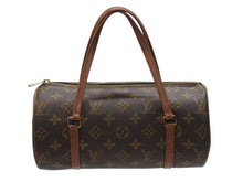 Load image into Gallery viewer, LOUIS VUITTON ルイヴィトン パピヨン26 ハンドバッグ M51386 モノグラム PVC レザー ブラウン ゴールド金具 美品 中古 4b007324