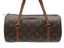 Load image into Gallery viewer, LOUIS VUITTON ルイヴィトン パピヨン26 ハンドバッグ M51386 モノグラム PVC レザー ブラウン ゴールド金具 美品 中古 4b007324