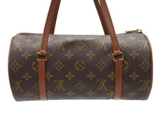 Load image into Gallery viewer, LOUIS VUITTON ルイヴィトン パピヨン26 ハンドバッグ M51386 モノグラム PVC レザー ブラウン ゴールド金具 美品 中古 4b007324