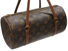 Load image into Gallery viewer, LOUIS VUITTON ルイヴィトン パピヨン26 ハンドバッグ M51386 モノグラム PVC レザー ブラウン ゴールド金具 美品 中古 4b007324