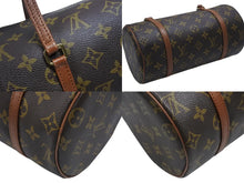 Load image into Gallery viewer, LOUIS VUITTON ルイヴィトン パピヨン26 ハンドバッグ M51386 モノグラム PVC レザー ブラウン ゴールド金具 美品 中古 4b007324