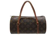 Load image into Gallery viewer, LOUIS VUITTON ルイヴィトン パピヨン26 ハンドバッグ M51386 モノグラム PVC レザー ブラウン ゴールド金具 美品 中古 4b007325