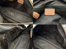 Load image into Gallery viewer, Christian Dior クリスチャンディオール トロッター ダブルサドルバッグ ハンドバッグ PZ0601 カーキ キャンバス 美品 中古 4b007327