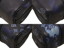 画像をギャラリービューアに読み込む, 極美品 LOUIS VUITTON ルイヴィトン 2WAY ウォーターカラー モノグラム ブルー キーポルXS ミニハンドバッグ M57844 中古 4b007334