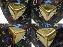 Load image into Gallery viewer, 極美品 LOUIS VUITTON ルイヴィトン スピーディ30 ハンドバッグ M92642 モノグラム マルチカラー ブラック ゴールド金具 村上隆 中古 4b007335