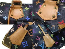 Load image into Gallery viewer, 極美品 LOUIS VUITTON ルイヴィトン スピーディ30 ハンドバッグ M92642 モノグラム マルチカラー ブラック ゴールド金具 村上隆 中古 4b007335