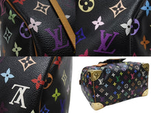 Load image into Gallery viewer, 極美品 LOUIS VUITTON ルイヴィトン スピーディ30 ハンドバッグ M92642 モノグラム マルチカラー ブラック ゴールド金具 村上隆 中古 4b007335