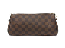 画像をギャラリービューアに読み込む, LOUIS VUITTON ルイヴィトン ダミエ エベヌ エヴァ ショルダーバッグ N55213 ブラウン ロゴ 斜め掛け 鞄 美品 中古 4b007339