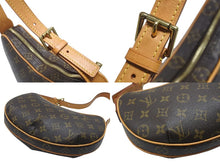 画像をギャラリービューアに読み込む, 極美品 LOUIS VUITTON ルイヴィトン ワンショルダーバッグ ポシェットクロワッサン M51510 PVC ブラウン 中古 4b007343