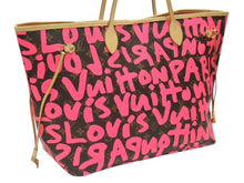 画像をギャラリービューアに読み込む, 極美品 LOUIS VUITTON ルイヴィトン トートバッグ ネヴァーフルGM モノグラムグラフィティ フューシャ M93701 中古 4b007346