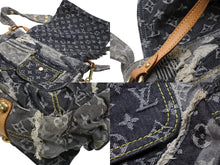 画像をギャラリービューアに読み込む, 極美品 LOUISVUITTON ルイヴィトン パッチワーク ポスティ メッセンジャーバッグ M95375 モノグラムデニム グレー 中古 4b007347