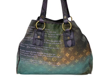 画像をギャラリービューアに読み込む, LOUIS VUITTON ルイヴィトン モノグラムジョークス リチャードプリンス ハートブレイク M95740 トートバッグ ヴィオレ パープル 美品 中古 4b007349