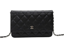 画像をギャラリービューアに読み込む, 極美品 CHANEL シャネル クラシック マトラッセ チェーンウォレット ショルダーバッグ LGPCX2U6 キャビアスキン ブラック 中古 4b007350