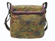 画像をギャラリービューアに読み込む, 極美品 CHANEL シャネル エンブロイダリー グラフィティ ショルダーバッグ A92789 ココマーク 20番台 カーキ 中古 4b007352