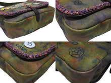 画像をギャラリービューアに読み込む, 極美品 CHANEL シャネル エンブロイダリー グラフィティ ショルダーバッグ A92789 ココマーク 20番台 カーキ 中古 4b007352