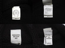 画像をギャラリービューアに読み込む, 極美品 CHROME HEARTS クロムハーツ クロスパッチ ニットキャップ ビーニー カシミヤ レザー シルバー925 ブラック 中古 4b007354