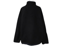 画像をギャラリービューアに読み込む, CHROME HEARTS クロムハーツ YKT U TARDY SWEEP HLF ZIP ダガーハーフジップフリース サイズXL ホースシュー ブラック 美品 中古 4b007355