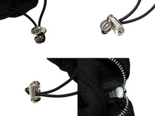 画像をギャラリービューアに読み込む, CHROME HEARTS クロムハーツ YKT U TARDY SWEEP HLF ZIP ダガーハーフジップフリース サイズXL ホースシュー ブラック 美品 中古 4b007355